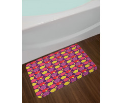 Colorful Fresh Cartoon Fruit Bath Mat