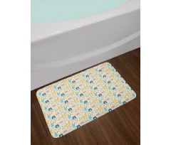 Funny Baby Animals Bath Mat