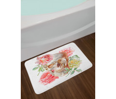 Romantic Roses Floral Bath Mat