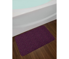 Rhythmic Romantic Motifs Bath Mat