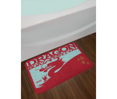 Eastern Dragon on Squama Bath Mat