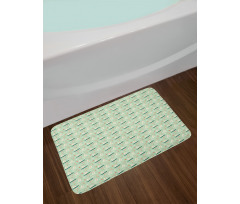 Lifebuoy Sailboats Stars Bath Mat