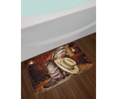 America Retro Rodeo Bath Mat