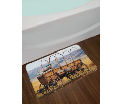 Nostalgic Wild Western Bath Mat