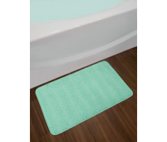 Monochrome Concentric Circles Bath Mat