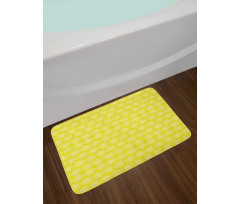 Round Elements with Spikes Bath Mat