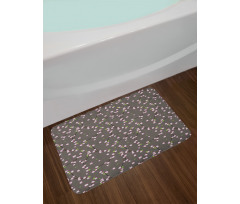 Blossoming Branches Twigs Bath Mat