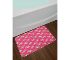 Modern 90s Style Elements Bath Mat