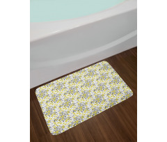 Vivid Spring Blossoms Art Bath Mat