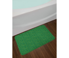 Swirl Flowers Nature Art Bath Mat