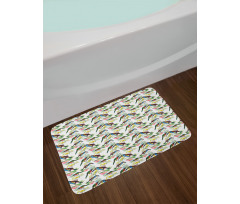 Toucans on Tropical Flora Bath Mat