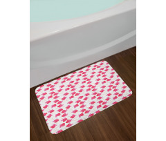 Heart Lollipops Bath Mat