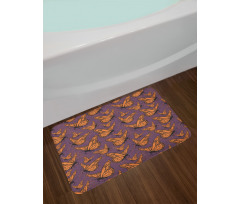 Insect with Dotted  Wings Bath Mat