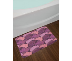 Retro Ginkgo Biloba Leaves Bath Mat