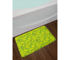 Nature Eco Art Leaves Bath Mat