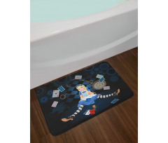 Rose Flowers Bath Mat