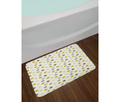 Minimalistic Hexagons Art Bath Mat