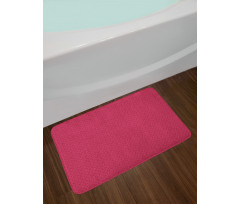 Flower-Like Dainty Curves Bath Mat