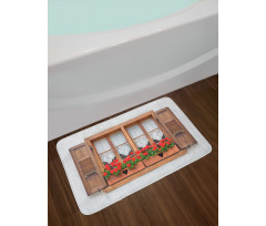 European Rustic Shutters Bath Mat