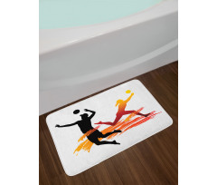 Male and Female Striking Bath Mat