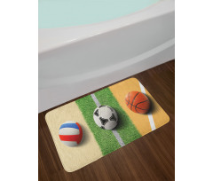 Sportive 3 Sports Activities Bath Mat