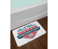 Calligraphic Logo Design Bath Mat