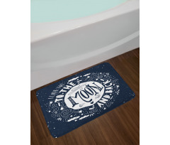 Celestial Bodies Clouds Art Bath Mat