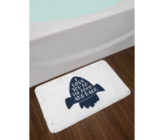 Grunge Style Space Travel Bath Mat