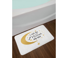 Loving Feel Stars Affection Bath Mat