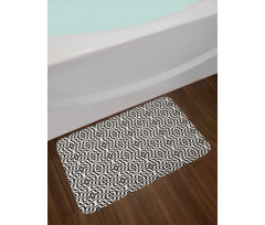 Wavy Geometric Bath Mat