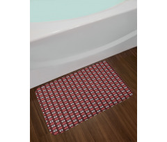 Squares Rhombus Bath Mat