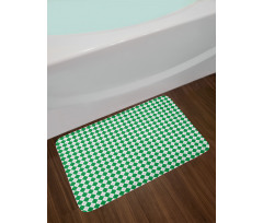 Argyle Like Items Bath Mat