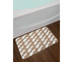 Round Colorful Bath Mat