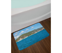 Coast of Sint Marteen Island Bath Mat