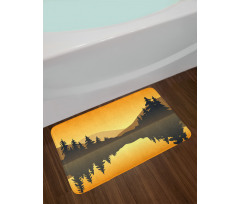 Calm Waters Hills Forest Bath Mat