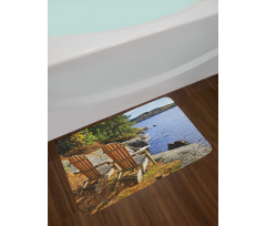 Adirondack Chairs Shore Bath Mat