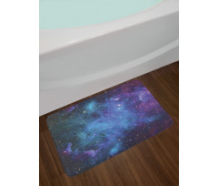 Galaxy Stars in Space Bath Mat