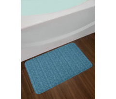 Primitive Style Motif Bath Mat