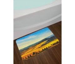 Italy Farmland Rural Bath Mat