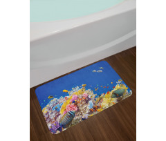 Tropical Corals Fish Bath Mat