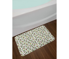 Lazy Animal Monstera Bath Mat