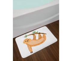 Simplistic Lazy Animal Bath Mat