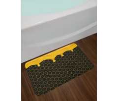 Honeycomb Dripping Beehive Bath Mat