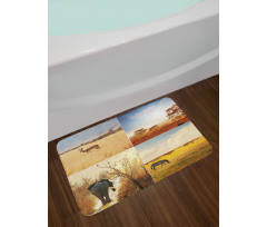 Wild Savannah Animal Bath Mat