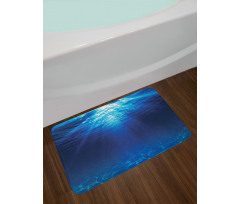 Sandy Seabed Sea Scene Bath Mat