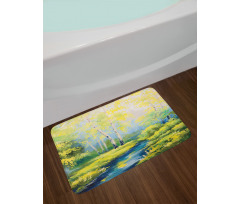 Pastoral Forest Woods Bath Mat