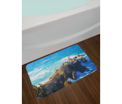 Austalian Cliffs by Sea Bath Mat