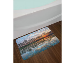 Boho Sunset Bath Mat