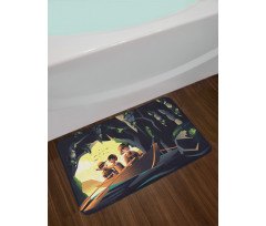 Cave Boat Trip Scouts Bath Mat