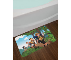 Trip Scout Camping Crowd Bath Mat